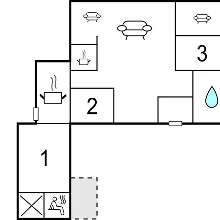 Casa vacanze In With Wifi Tørring